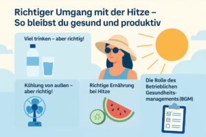 Richtiger Umgang mit der Hitze – So bleibst du gesund und produktiv